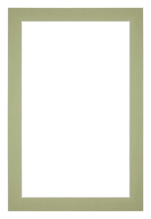 Passe Partout 40x60cm Karton Mintgroen Rand 3cm Recht   Voorzijde | Yourdecoration.be