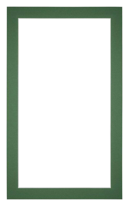 Passe Partout 30x50cm Karton Groen Bos Rand 3cm Recht   Voorzijde | Yourdecoration.be