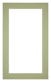 Passe Partout 30x50cm Karton Mintgroen Rand 4cm Recht   Voorzijde | Yourdecoration.be