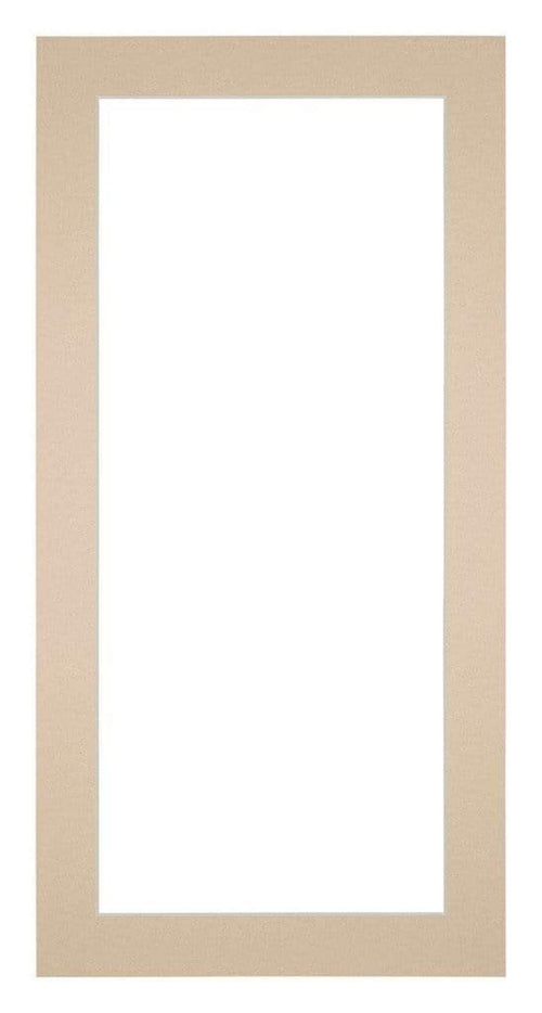 Passe Partout 20x40cm Karton Beige Rand 4cm Recht   Voorzijde | Yourdecoration.be