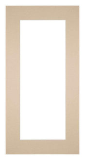 Passe Partout 20x40cm Karton Beige Rand 6cm Recht   Voorzijde | Yourdecoration.be