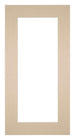 Passe Partout 20x40cm Karton Beige Rand 6cm Recht   Voorzijde | Yourdecoration.be