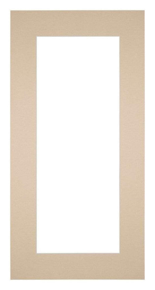 Passe Partout 45x80cm Karton Beige Rand 6cm Recht   Voorzijde | Yourdecoration.be