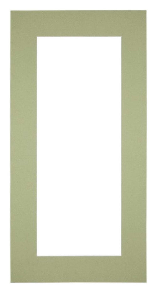 Passe Partout 45x80cm Karton Mintgroen Rand 6cm Recht   Voorzijde | Yourdecoration.be