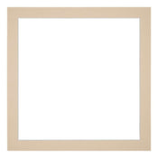 Passe Partout 60x60cm Karton Beige Rand 3cm Recht   Voorzijde | Yourdecoration.be