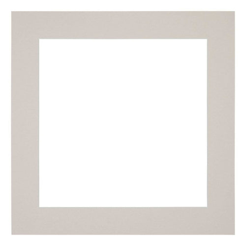 Passe Partout 50x50cm Karton Grijs Graniet Rand 5cm Recht   Voorzijde | Yourdecoration.be