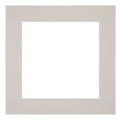 Passe Partout 40x40cm Karton Grijs Graniet Rand 6cm Recht   Voorzijde | Yourdecoration.be