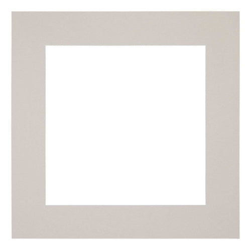 Passe Partout 40x40cm Karton Grijs Graniet Rand 6cm Recht   Voorzijde | Yourdecoration.be