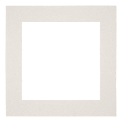 Passe Partout 50x50cm Karton Lichtgrijs Rand 6cm Recht   Voorzijde | Yourdecoration.be