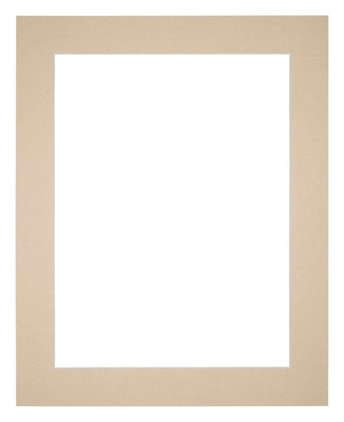 Passe Partout 50x65cm Karton Beige Rand 5cm Recht   Voorzijde | Yourdecoration.be