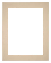 Passe Partout 60x70cm Karton Beige Rand 5cm Recht   Voorzijde | Yourdecoration.be