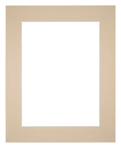 Passe Partout 25x30cm Karton Beige Rand 6cm Recht   Voorzijde | Yourdecoration.be