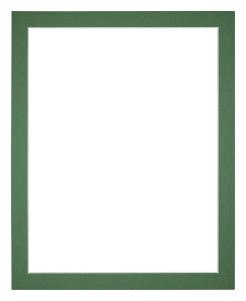 Passe Partout 35x45cm Karton Groen Bos Rand 3cm Recht   Voorzijde | Yourdecoration.be