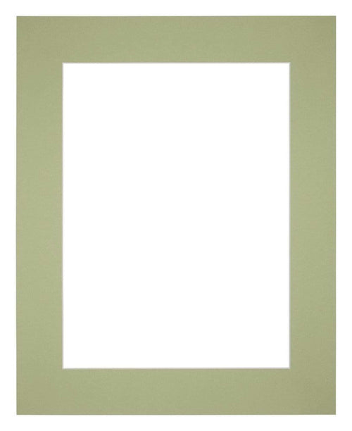 Passe Partout 56x71cm Karton Mintgroen Rand 6cm Recht   Voorzijde | Yourdecoration.be