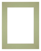 Passe Partout 25x30cm Karton Mintgroen Rand 6cm Recht   Voorzijde | Yourdecoration.be