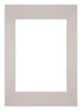 Passe Partout 42x59,4cm A2/A3 Karton Grijs Graniet Rand Recht   Voorzijde | Yourdecoration.be