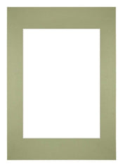 Passe Partout 42x59,4cm A2/A3 Karton Mintgroen Rand Recht   Voorzijde | Yourdecoration.be