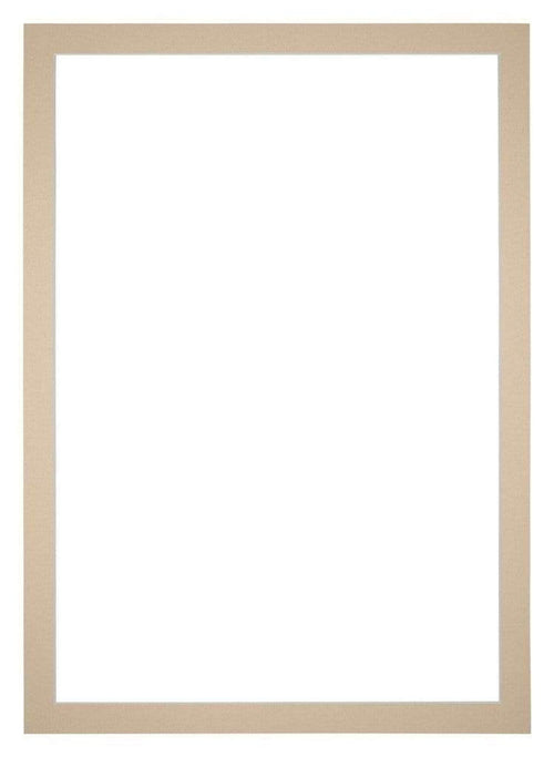 Passe Partout 21x29,7cm A4 Karton Beige Rand 3cm Recht   Voorzijde | Yourdecoration.be