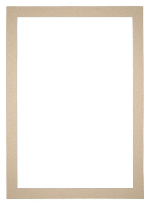 Passe Partout 25x35cm Karton Beige Rand 4cm Recht   Voorzijde | Yourdecoration.be