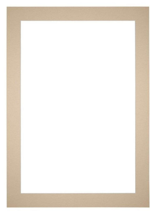 Passe Partout 20x28cm Karton Beige Rand 5cm Recht   Voorzijde | Yourdecoration.be