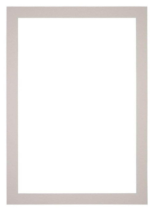 Passe Partout 70x100cm Karton Grijs Graniet Rand 4cm Recht   Voorzijde | Yourdecoration.be