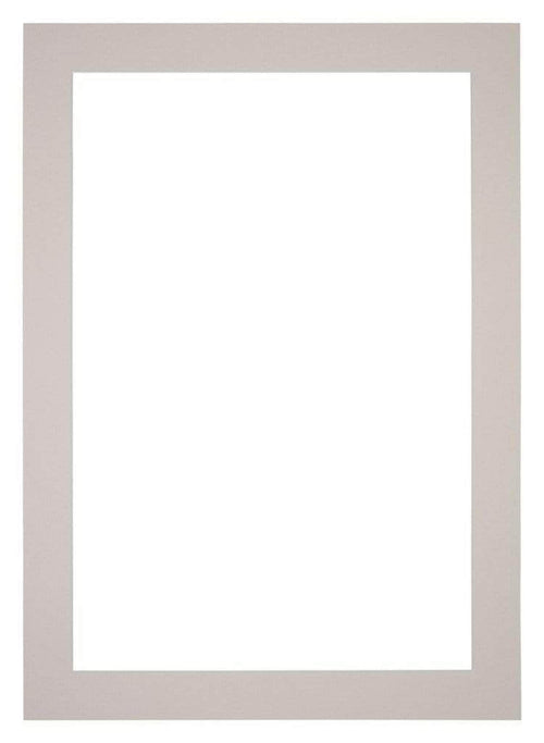 Passe Partout 60x84cm Karton Grijs Graniet Rand 5cm Recht   Voorzijde | Yourdecoration.be