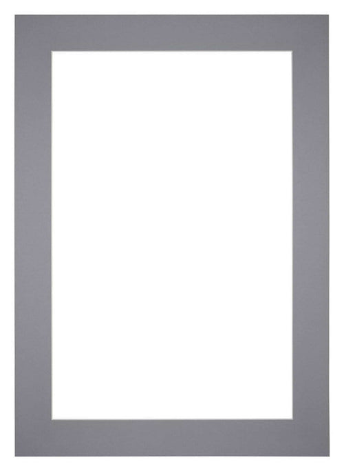 Passe Partout 21x29,7cm A4 Karton Grijs Rand 6cm Recht   Voorzijde | Yourdecoration.be