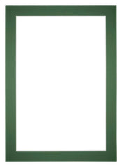 Passe Partout 60x84cm Karton Groen Bos Rand 5cm Recht   Voorzijde | Yourdecoration.be