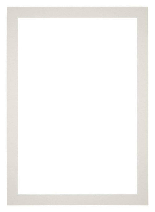 Passe Partout 60x84cm Karton Lichtgrijs Rand 4cm Recht   Voorzijde | Yourdecoration.be