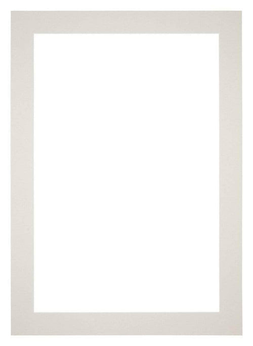 Passe Partout 60x84cm Karton Lichtgrijs Rand 5cm Recht   Voorzijde | Yourdecoration.be