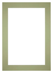 Passe Partout 20x28cm Karton Mintgroen Rand 6cm Recht   Voorzijde | Yourdecoration.be