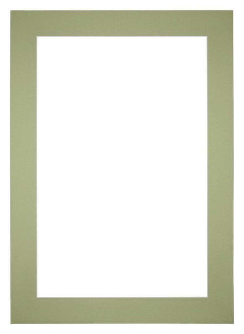 Passe Partout 21x29,7cm A4 Karton Mintgroen Rand 6cm Recht   Voorzijde | Yourdecoration.be