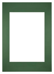 Passe Partout 59,4x84cm A1/A2 Karton Groen Bos Rand Recht   Voorzijde | Yourdecoration.be