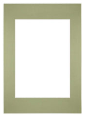 Passe Partout 59,4x84cm A1/A2 Karton Mintgroen Rand Recht   Voorzijde | Yourdecoration.be