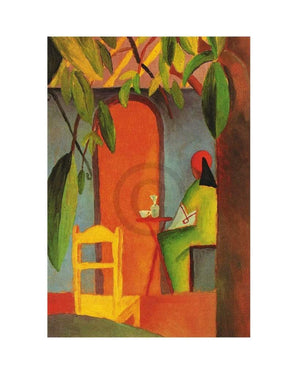 August Macke   TÃ¼rkisches Cafe II Kunstdruk 24x30cm | Yourdecoration.be