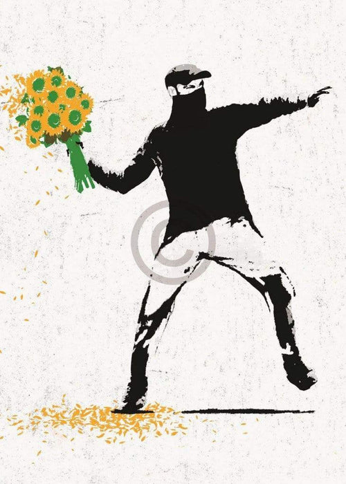 Edition Street   Flower thrower Kunstdruk 50x70cm | Yourdecoration.be