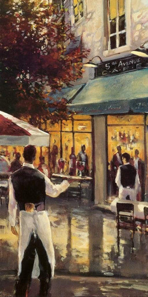 Brent Heighton   5th Ave Cafe Kunstdruk 40x80cm | Yourdecoration.be