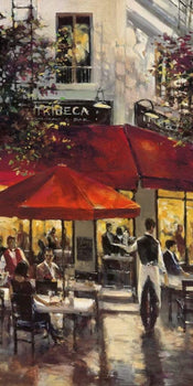 Brent Heighton   Tribeca Bar Kunstdruk 40x80cm | Yourdecoration.be