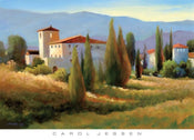 Carol Jessen   Blue Shadow in Tuscany I Kunstdruk 91x66cm | Yourdecoration.be