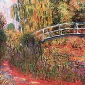 Claude Monet   Ponte giapponese Kunstdruk 95x95cm | Yourdecoration.be