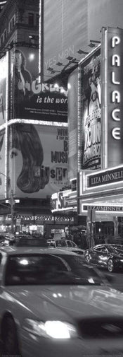 Alan Copson   Times Sqare at night, New York Kunstdruk 33x95cm | Yourdecoration.be