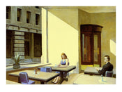 PGM Edward Hopper Sunlight in a Cafeteria Kunstdruk 40x30cm | Yourdecoration.be