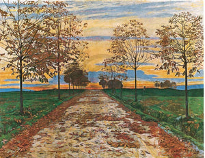 Ferdinand Hodler   Herbstabend 1892 Kunstdruk 60x48cm | Yourdecoration.be