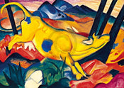 Franz Marc   Die gelbe Kuh Kunstdruk 29.7x21cm | Yourdecoration.be