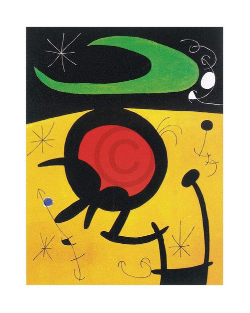 Joan Miro   Vuelo de pajaros Kunstdruk 40x50cm | Yourdecoration.be