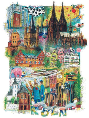 Klaus D. Schiemann   KÃ¶ln Kunstdruk 60x80cm | Yourdecoration.be