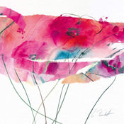 Marta Peuckert   Modern Poppy IV Kunstdruk 21x21cm | Yourdecoration.be