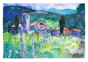 Ralf Westphal   Castello di Spaltenna, Chianti Kunstdruk 70x50cm | Yourdecoration.be