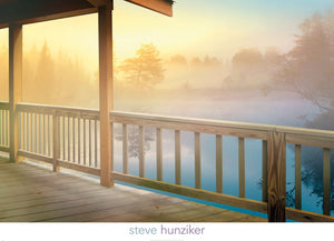 Steve Hunziker   Lodge Deck Kunstdruk 91x66cm | Yourdecoration.be