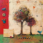 Sonja Kobrehel   Tree I Kunstdruk 70x70cm | Yourdecoration.be